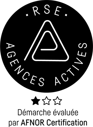Logo Agence active AFNOR - une étoile