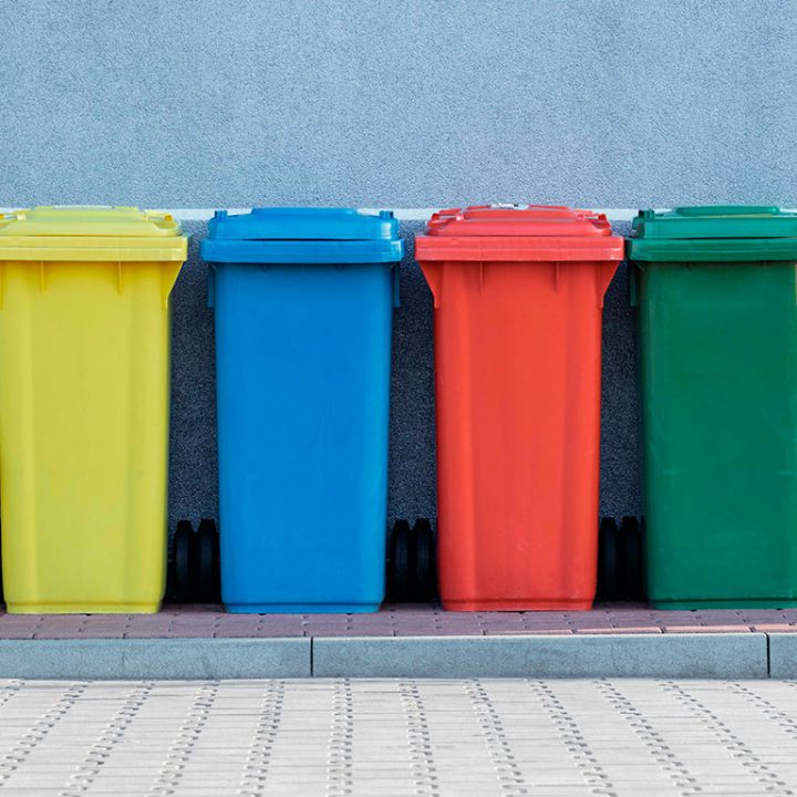 poubelles pour le tri sélectif