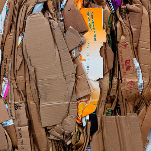 cartons pour recyclage